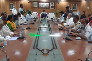 District level peace committee meeting regarding Bakrid in Gumla