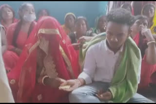 Son married in temple by keeping mother dead body