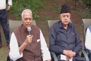 Yashwant Sinha Meeting in Srinagar