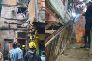 Old Building Parts Collapsed In Pune