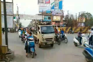 action of traffic department in raipur