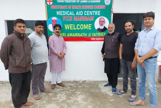 bjp kashmir delegation visits baltal and mangam base camp