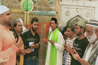 prayer for amarnath pilgrims ajmer sharif dargah rajasthan