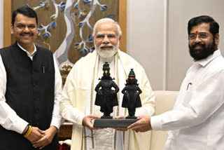 Shinde, Fadnavis meet PM Modi