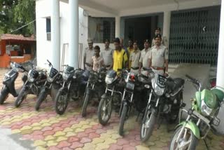 janjgir champa police arrested bike thief