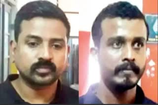 two accused surrendered in Palakkad national highway robbery  Palakkad national highway robbery two accused surrendered  പാലക്കാട് ദേ​ശിയ​പാ​ത​യി​ല്‍ കാ​ര്‍ ത​ട​ഞ്ഞ് പ​ണം ക​വ​ര്‍​ന്ന സംഭവം  പാലക്കാട് ദേ​ശീയ​പാ​ത​ കവർച്ച  മോഷണം വാര്ത്ത  theft news  പാലക്കാട് മോഷണം വാർത്ത  പു​തു​ശ്ശേ​രി ഫ്ലൈ​ഓ​വ​ർ മോഷണം  puthussery news