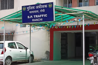 There is no traffic SP in Ranchi since last one year
