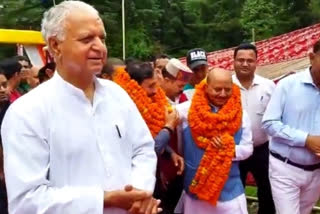 Minister Mahender Singh Thakur in Chamba