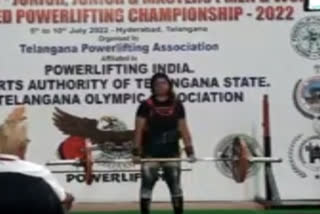 National powerlifting Championship 2022 in Hyderabad, Shobha Mathur won 4 gold medals