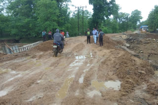 Traffic jam on National Highway for 10 hours