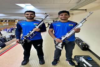 Shooting News  Shooting World Cup  Changwon  Arjun Babuta  Parth Makhija  10m Air Rifle  आईएसएसएफ विश्व कप  10 मीटर एयर राइफल  अर्जुन बबूता  पार्थ मखीजा