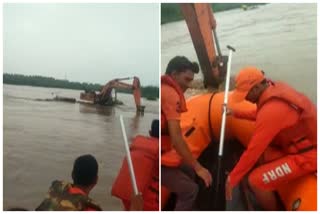 Valsad District Flooded As River Auranga Overflows, Trapped man rescued, Video