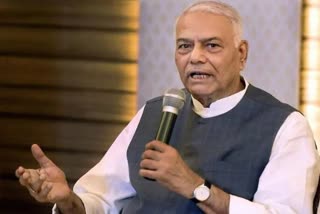 Yashwant Sinha in Jaipur today