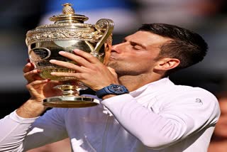 tennis news  Novak Djokovic  Grand Slam  Wimbledon  tennis tournament  विंबडलन 2022  नोवाक जोकोविच  निक किर्गियोस  ग्रैंड स्लैम खिताब