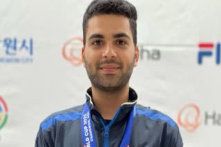 Arjun Babuta wins gold, Arjun Babuta wins at Shooting World Cup, Arjun Babuta updates, India shooting news, ISSF World Cup