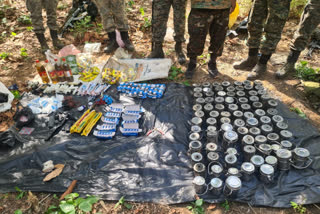 Security Forces launch search operation in Gaya, many items including 150 IEDs recovered