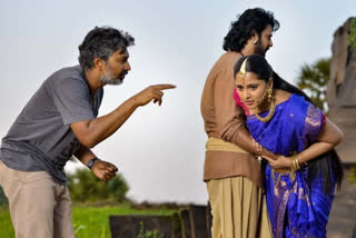 Rajamouli directed Bahubali Working Stills and unseen photos of Rana, Prabhas anushka and Tamanna