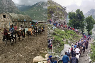 Amarnath Yatra resumes after suspension due to cloudburst,Amarnath Yatra 2022,cloudburst In Amarnath,Amarnath Yatra was resumed,rescue operations near Amarnath,ಗುಹಾ ದೇಗುಲದ ಬಳಿ ಮೇಘಸ್ಫೋಟ,ಮೇಘಸ್ಫೋಟ 2022,ಅಮರನಾಥ ಮೇಘಸ್ಫೋಟ ಫೋಟೋಗಳು,ಅಮರನಾಥ ಯಾತ್ರೆ ಆರಂಭ