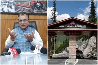 Suresh Bhardwaj reaction on foundation stone of Atal Tunnel Rohtang