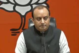 bjp speaks on congress while press conference