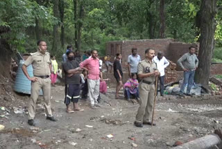 houses of laborers demolished