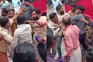 mattannur clash between private bus workers  മട്ടന്നൂരില്‍ സ്വകാര്യ ബസ് ജീവനക്കാർ തമ്മിൽ ഏറ്റുമുട്ടി  clash between private bus workers in mattannur kannur  മട്ടന്നൂരില്‍ സ്വകാര്യ ബസ് സ്റ്റാന്‍ഡ്