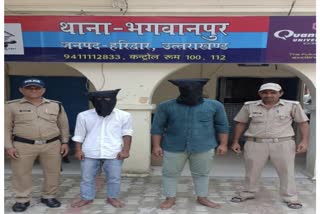 Two arrested with a reward of 10 thousand in gang war case from Saharanpur