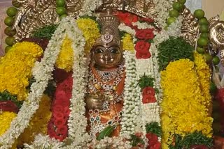 Shakambhari Devi festival begins Sri Durgamalleswara Swamy temple andhra pradesh