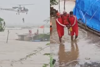 குஜராத்தில் கொட்டித்தீர்த்த மழையால் வெள்ளப்பெருக்கு- மீட்பு பணி தீவிரம்