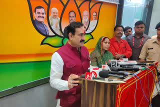 Home Minister Narottam Mishra said