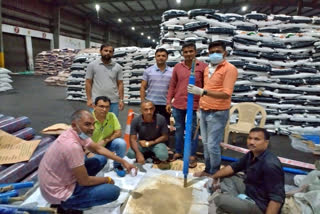 A Gujarat ATS team along with Punjab police personnel located the suspected container kept at a Container Freight Station near the Mundra port and seized 75 kg of heroin, hidden inside fabric rolls, worth over Rs 350 crore. The contraband arrived at the port on May 13 from Ajman Free Zone in the UAE.