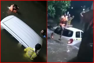 Car Drown In Lake