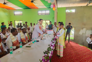 felicitation ceremony for students in dhing