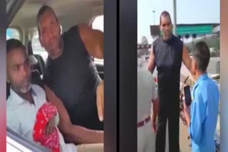 The Great Khali clashed with the toll plaza people