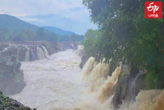 அருவியாய் ஆறாய் உருமாறியோடும் காவிரி ஆற்றின் ரசிக்க வைக்கும் இயற்கை காட்சி