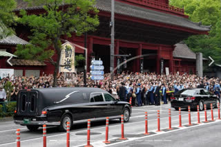 Japanese say final goodbye to assassinated former leader Abe