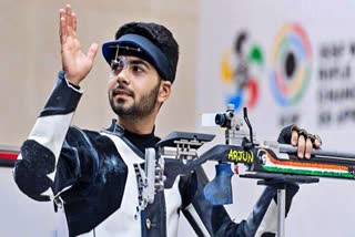 shooting news  Arjun Babuta Statement  Arjun Babuta  Tokyo Olympics  silver medallist Lucas  अर्जुन बबूता  आईएसएसएफ विश्व कप  10 मीटर एयर राइफल  लुकास कोजेनिस्की