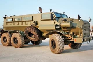 Vehicle Factory Jabalpur made armored vehicle
