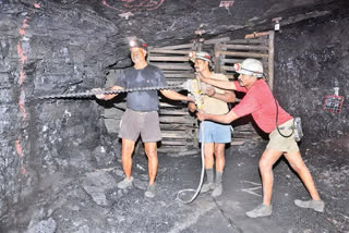 Disruption of coal production in Singareni