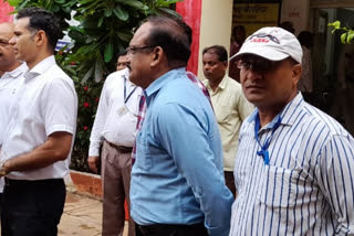 Polling booth lines in Berasia