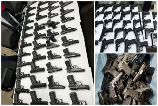 45 pistols in delhi Airport