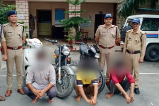 Kashipur police arrested three accused