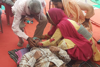 CM jairam helped poor family in Bhoranj