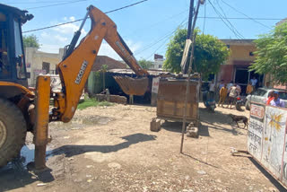 Municipal Corporation launched anti-encroachment drive in Ghaziabad