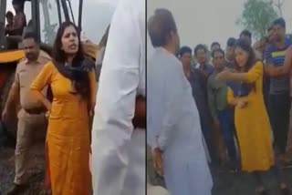 MP's Lady Singham! SDM told the former MLA  SDM and Former MLA Clash in Ujjain  SDM and Former MLA Clash video viral  Former MLA committed indecency with SDM  മുൻ ബിജെപി എംഎൽഎ എസ്‌ഡിഎം വാക്കേറ്റം  ഉജ്ജയിൻ എസ്‌ഡിഎം നിധി സിങ്ങ്  ബിജെപി മുൻ എംഎൽഎ ശാന്തിലാൽ ധാബായി  മധ്യപ്രദേശ് ഉജ്ജയിൻ വാർത്ത