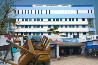 Asansole Hospital Vandalised