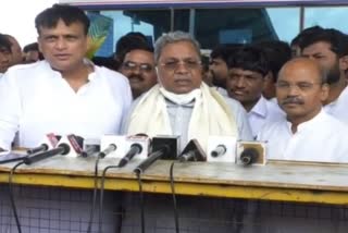 Siddaramayya talked to Press