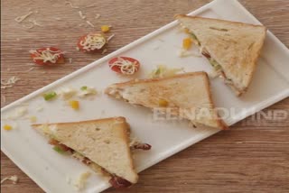 non veg sandwich pepper bacon sandwich non veg snacks