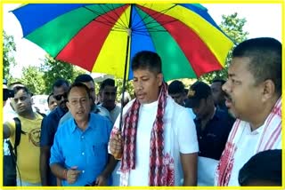 minister-pijush-hazarika-visit-at-dhola-sadia-in-tinsukia