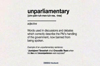 From 'crocodile tears' to 'tanashah': Here is the list of new 'unparliamentary' words